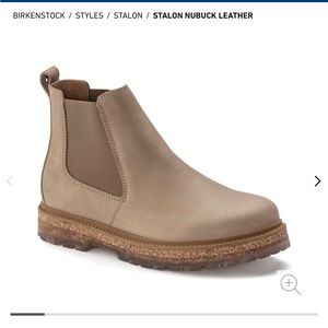 Birkenstock Stalon Nubuck Leather Boots Size 40